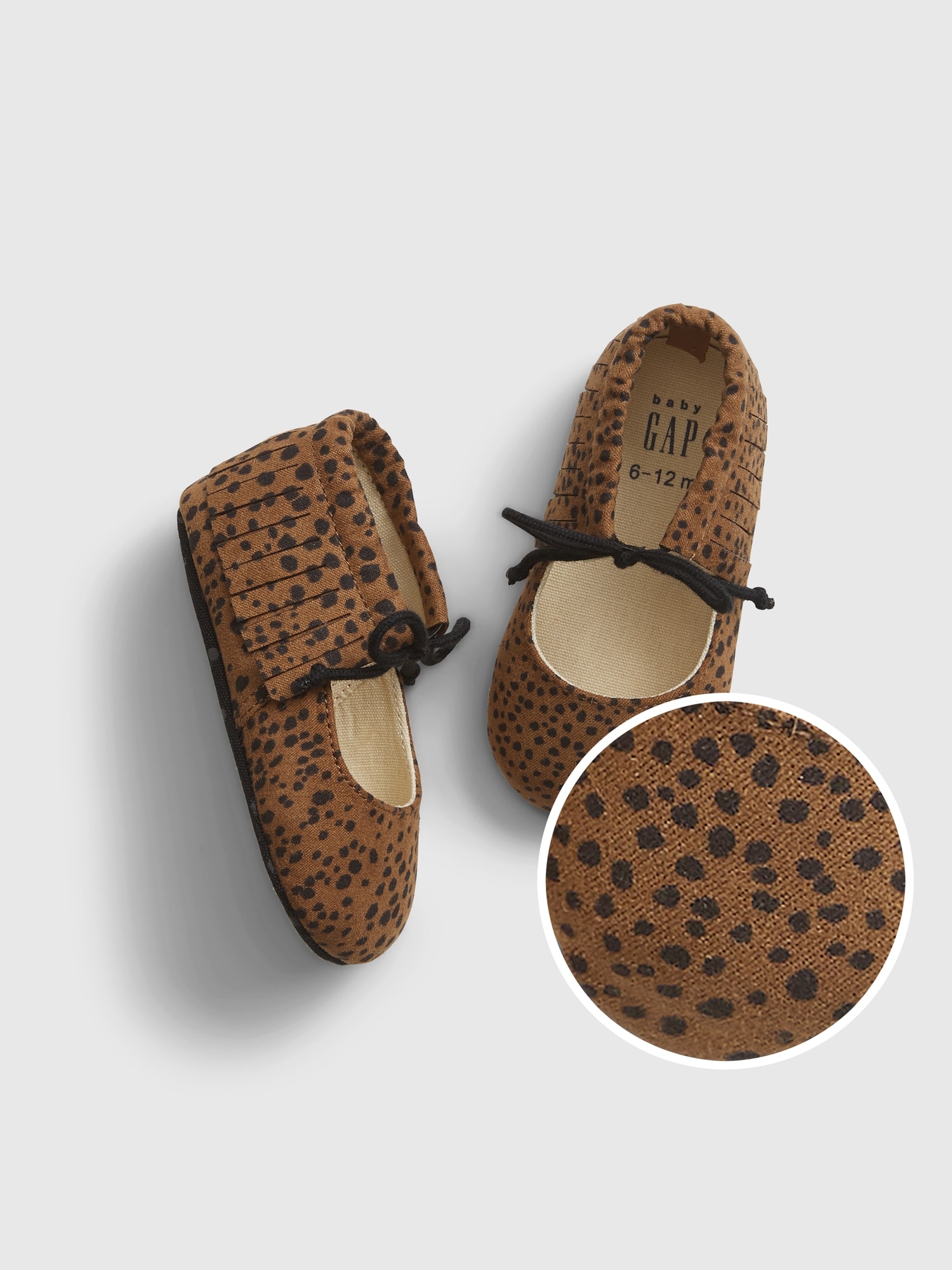 baby leopard moccasins