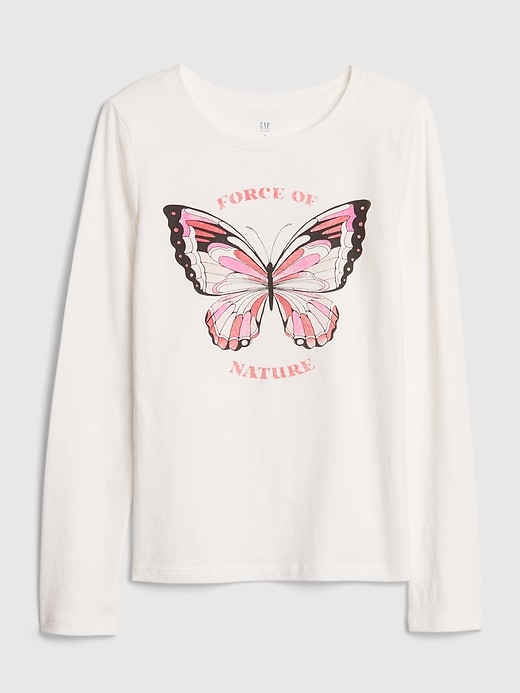 1 of 8 showing, with the color cookie new off white of product Kids Graphic T-Shirt
