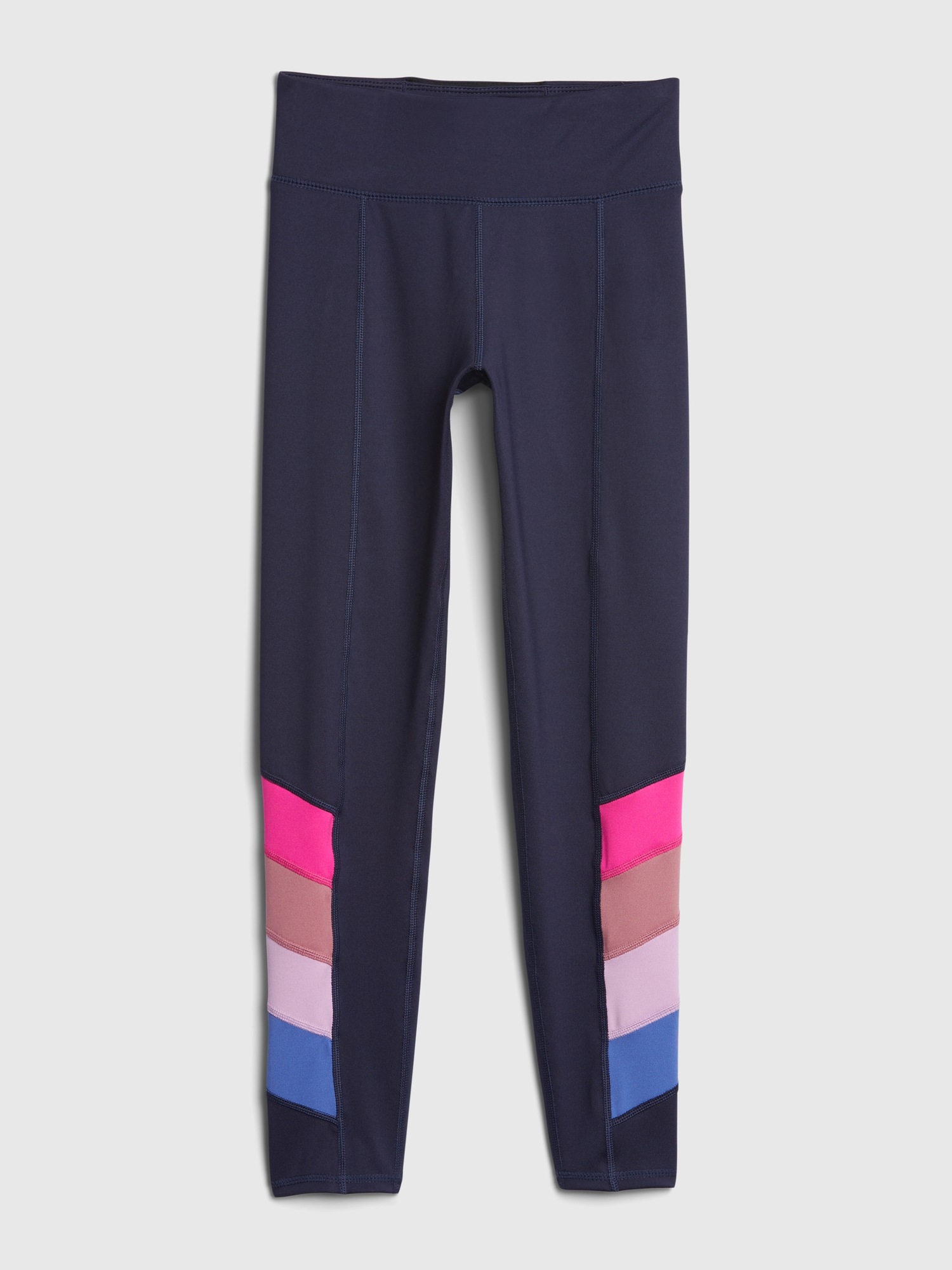 GapFit Kids Printed Seamed Leggings Gap