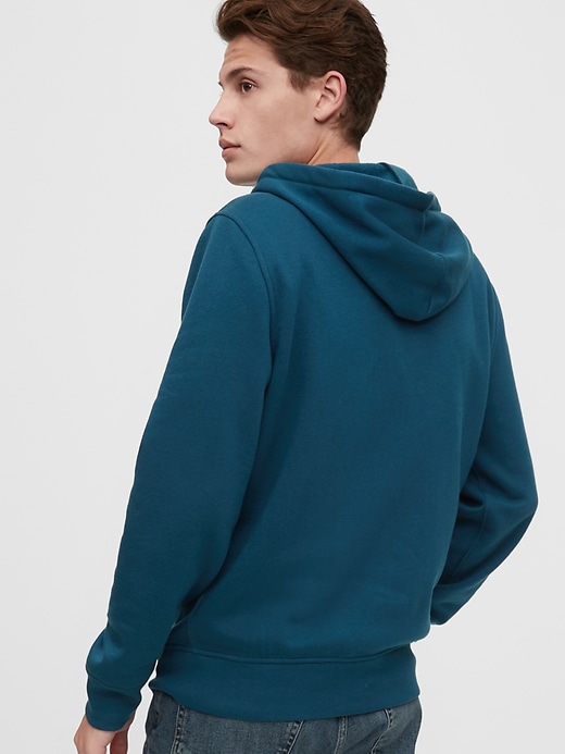 GAP Pullover Mens Fleece Hoodie Arch Logo Long Sleeve