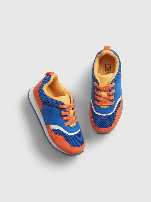 1 of 8 showing, with the color multi of product Toddler Multi-Colored Sneakers