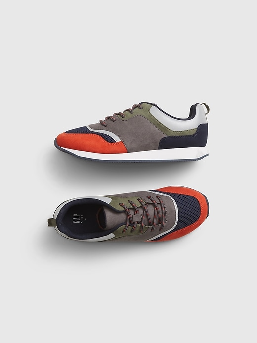 1 of 8 showing, with the color multi of product Kids Multi-Colored Sneakers