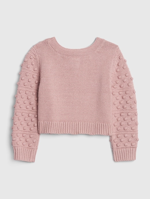 Image number 2 showing, Baby Bobble-Knit Cardi Sweater
