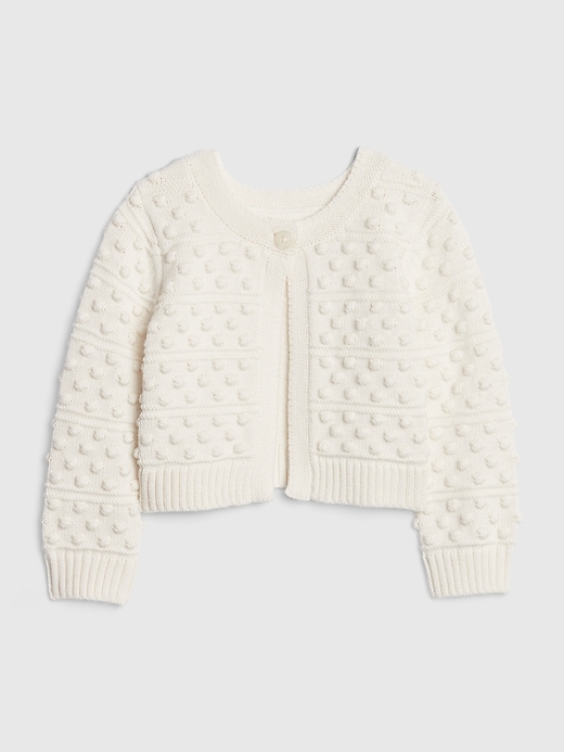 View large product image 1 of 1. Baby Bobble-Knit Cardi Sweater