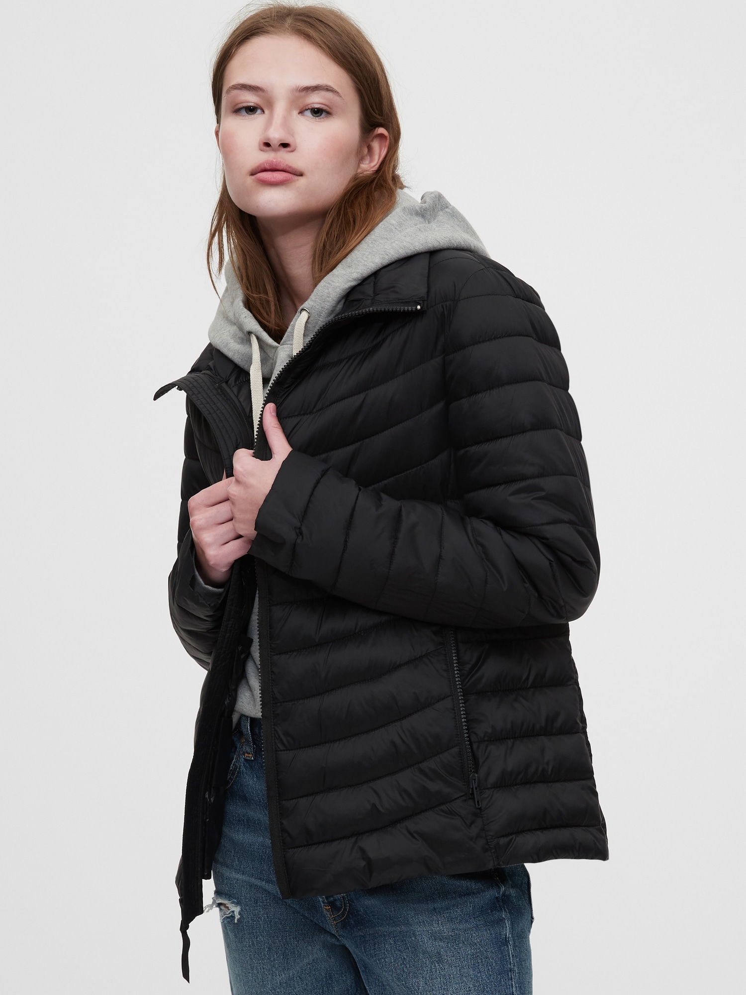 gap ladies puffer jacket