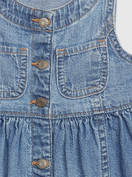 Image number 3 showing, Baby Vintage Denim Dress