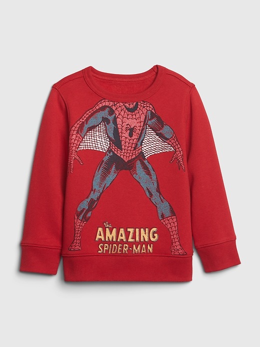 View large product image 1 of 3. babyGap &#124 Marvel Spider-Man Crewneck Sweatshirt