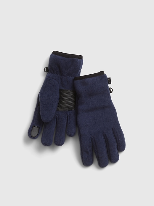 1 of 8 showing, with the color elysian blue of product Kids Smartphone Gloves