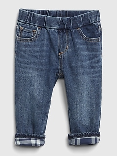 baby gap fleece lined jeans