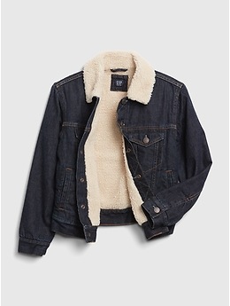 gap sherpa jean jacket