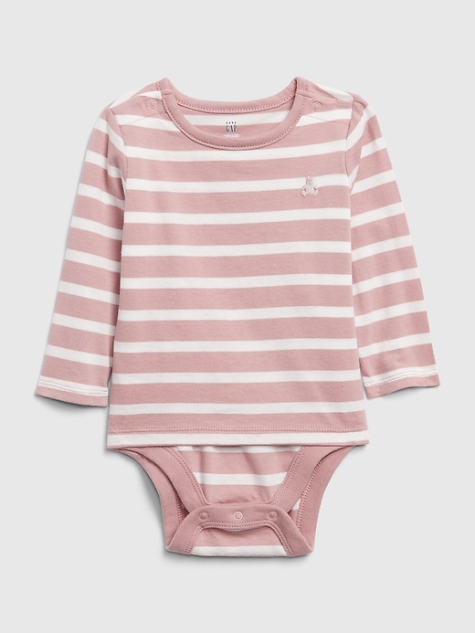 Image number 1 showing, Baby Stripe Bodysuit
