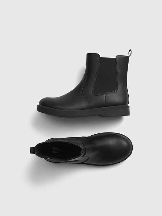 View large product image 1 of 1. Kids Black Ankle Boots