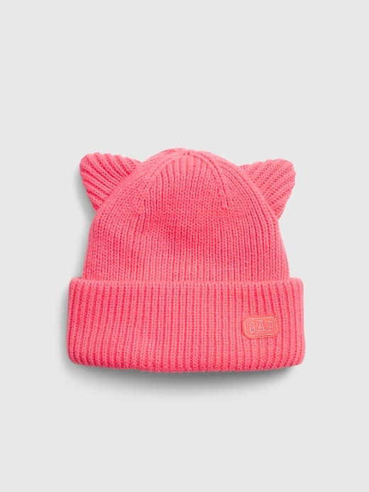 1 of 8 showing, with the color sassy pink of product Toddler Cat Ear Hat