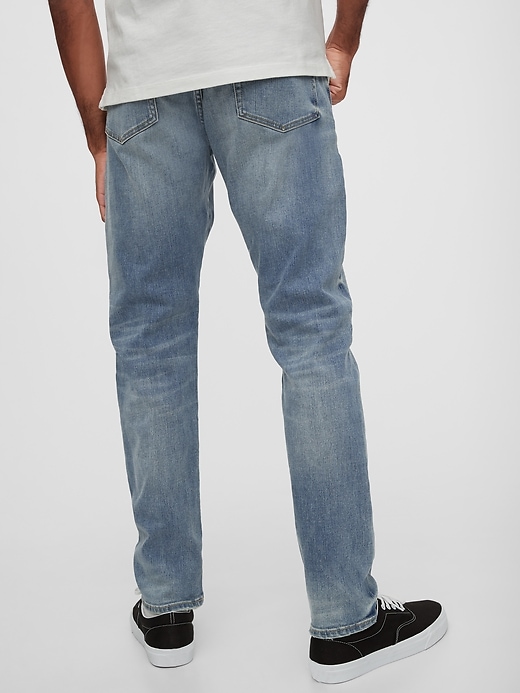 Image number 2 showing, Soft Wear Athletic Taper Jeans with GapFlex