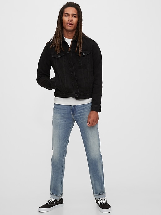 Image number 3 showing, Soft Wear Athletic Taper Jeans with GapFlex