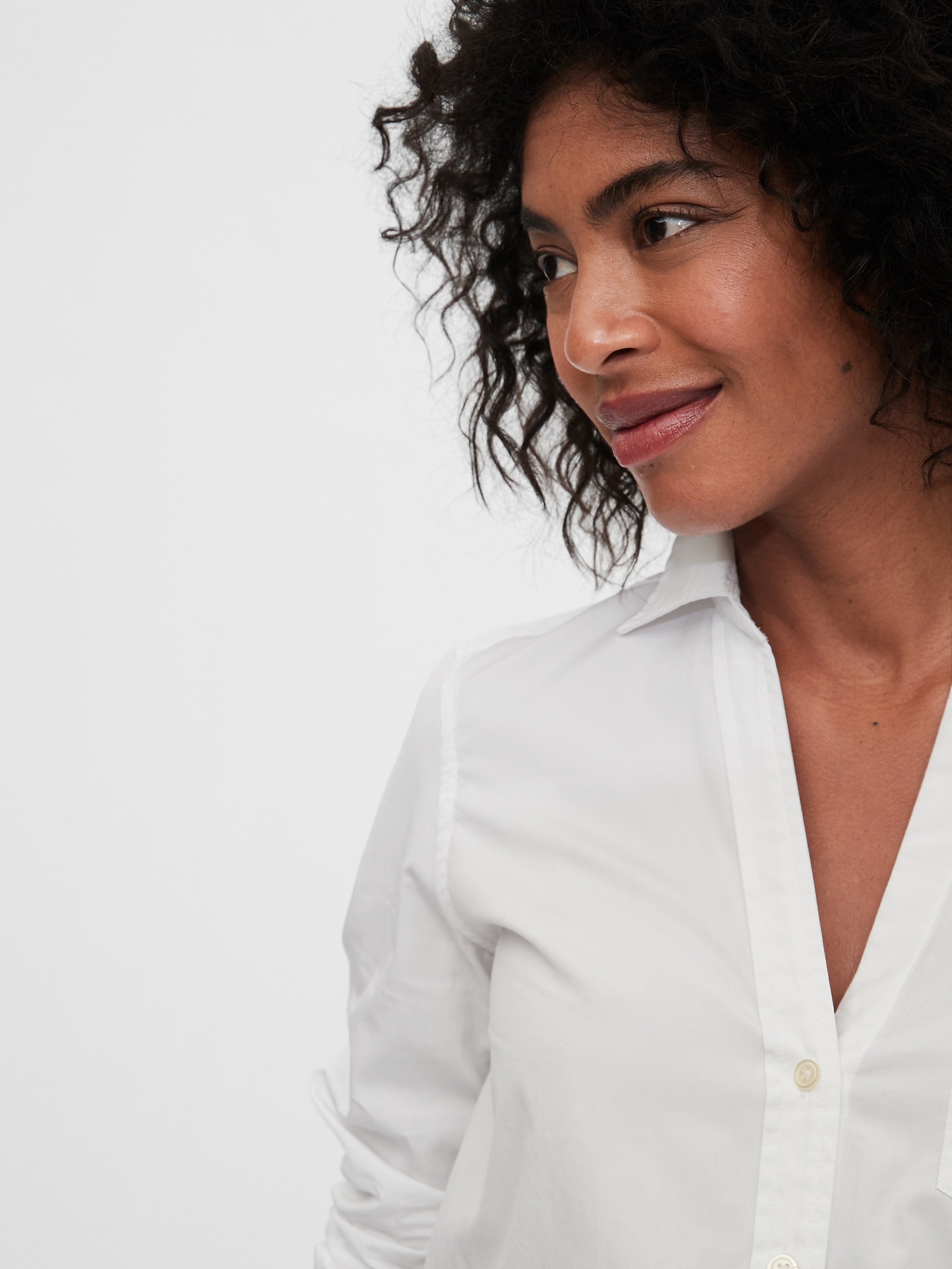 Maternity Poplin Shirt Gap