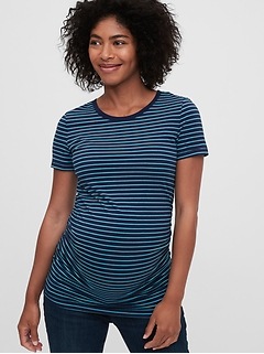 Maternity Pure Body Crewneck T-Shirt | Gap