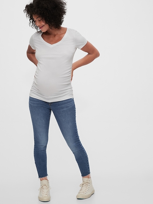 Image number 4 showing, Maternity Inset Panel Favorite Jeggings With Washwell&#153