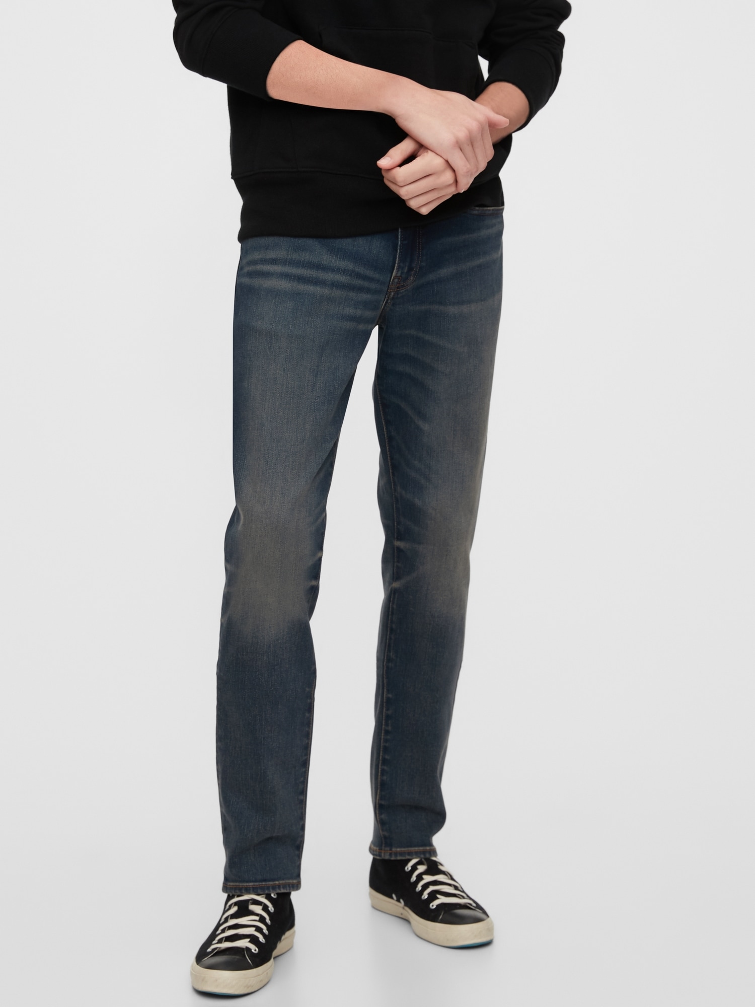 Soft Wear Slim Jeans With Washwell™