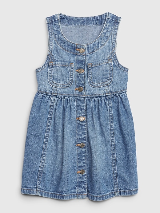 Image number 1 showing, Baby Vintage Denim Dress