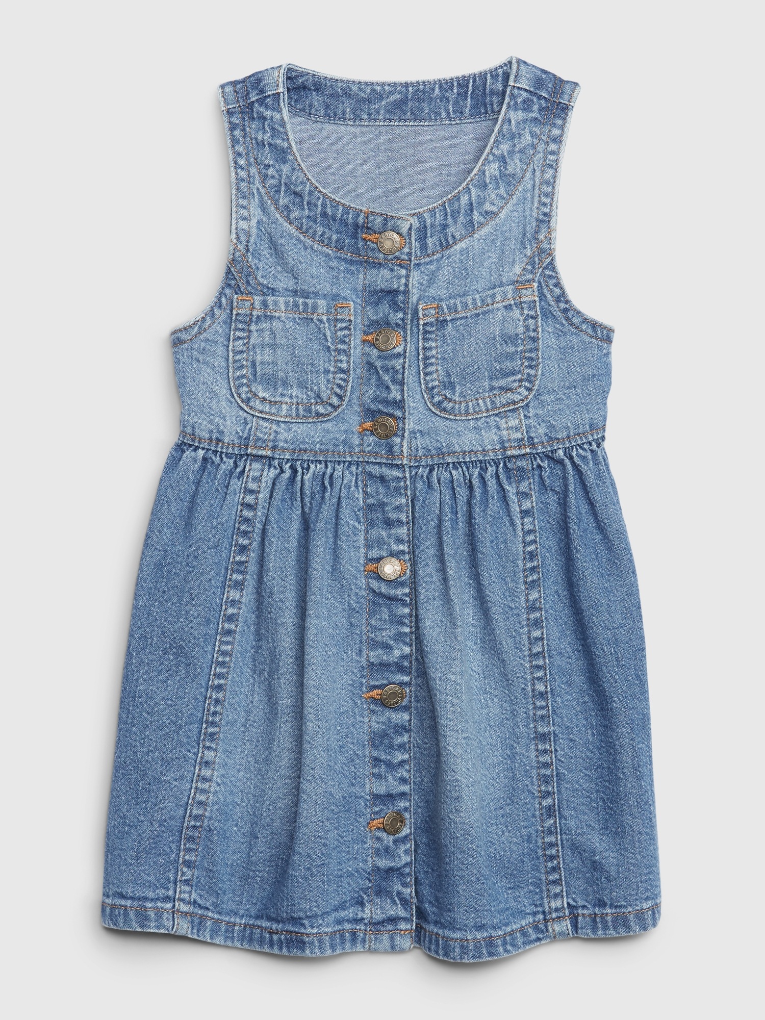 baby gap denim dress