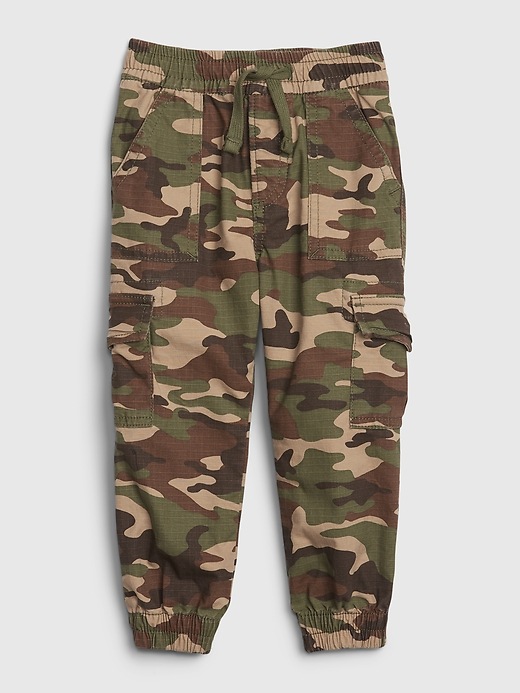 Image number 1 showing, Toddler Cargo Camo Pants