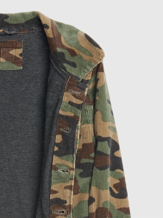 Image number 3 showing, Toddler Camo Cord Jacket