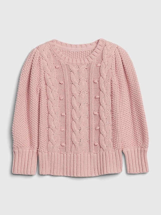 View large product image 1 of 1. Toddler Cable Knit Sweater