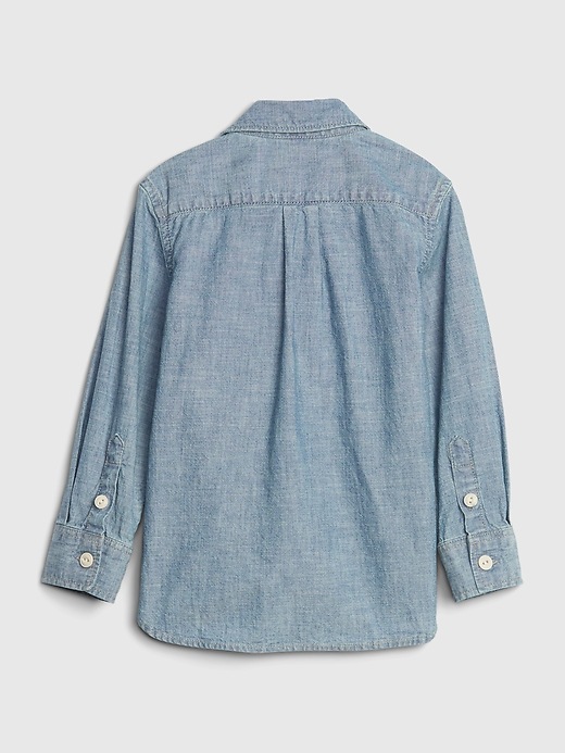 View large product image 2 of 3. Toddler Chambray Shirt