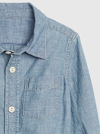 View large product image 3 of 3. Toddler Chambray Shirt