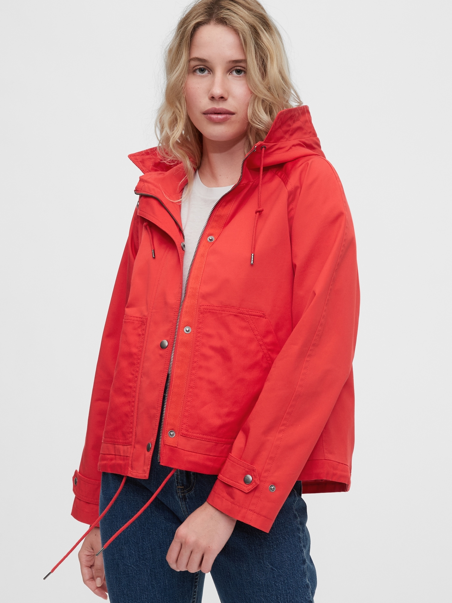 Cropped Anorak Gap