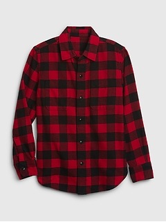 Nwt Gap Kids Boys 4 Red /& Black Buffalo Plaid Flannel Pajamas