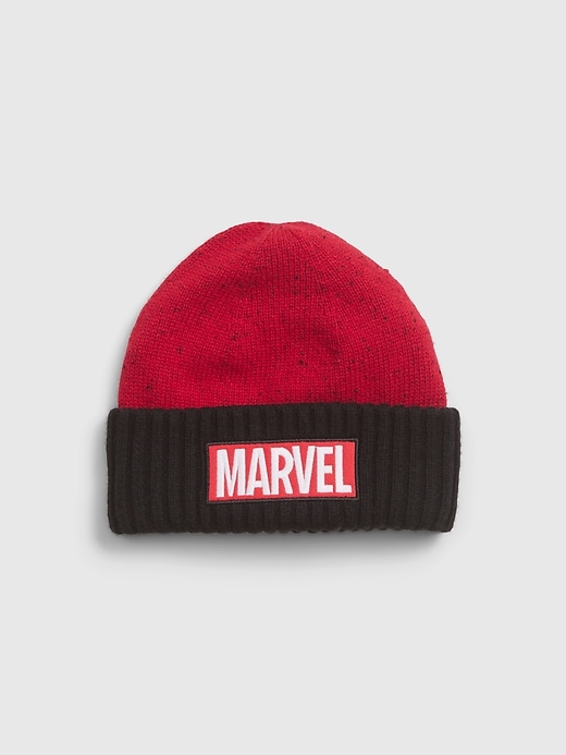 1 of 8 showing, with the color modern red of product GapKids &#124 Marvel Beanie