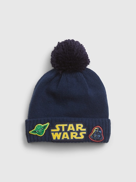 1 of 8 showing, with the color elysian blue of product babyGap &#124 StarWars™ Beanie
