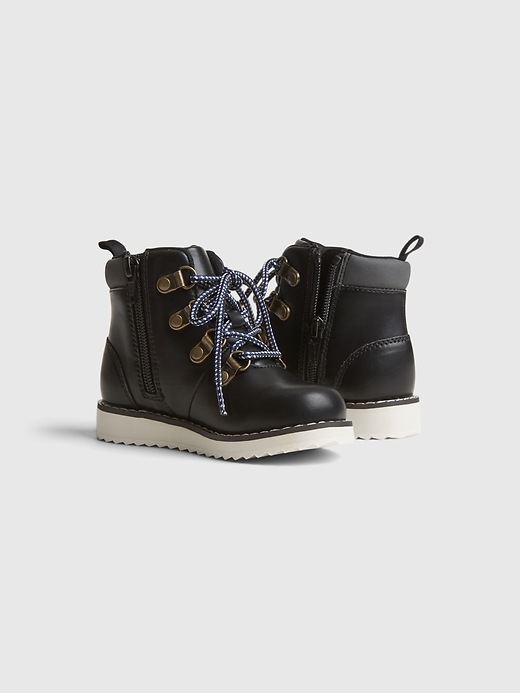 2 of 8 showing, with the color true black of product Toddler Hiking Boots