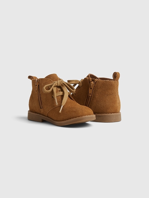 2 of 8 showing, with the color cognac of product Toddler High-Top Boots