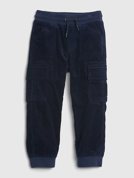 View large product image 1 of 1. Toddler Lined Cargo Cord Joggers