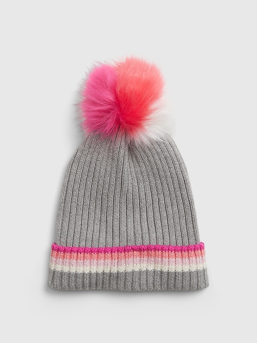 View large product image 1 of 1. Kids Ribbed Knit Hat