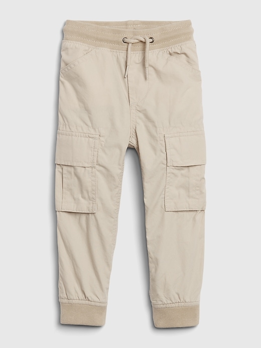 Image number 4 showing, Toddler Lined Cargo Pull-On Joggers