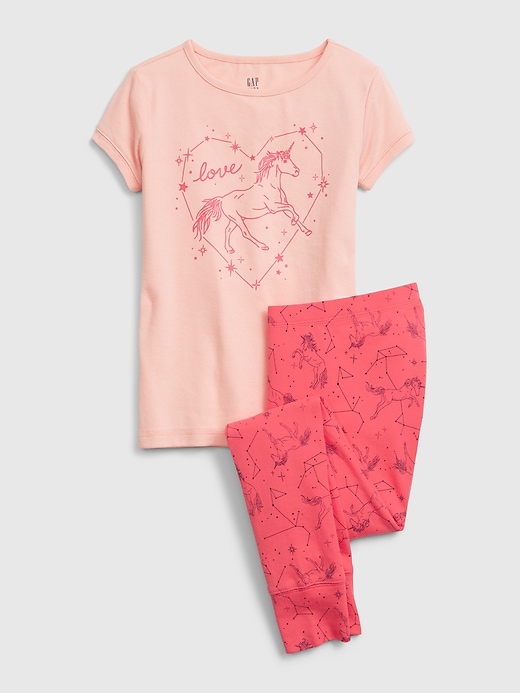 Image number 1 showing, Kids Unicorn PJ Set