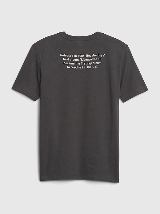 2 of 8 showing, with the color beastie boys washed black of product Teen Band Graphic T-Shirt