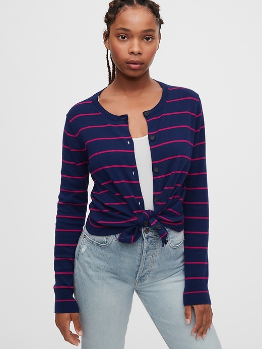 Image number 8 showing, Button-Front Cardigan