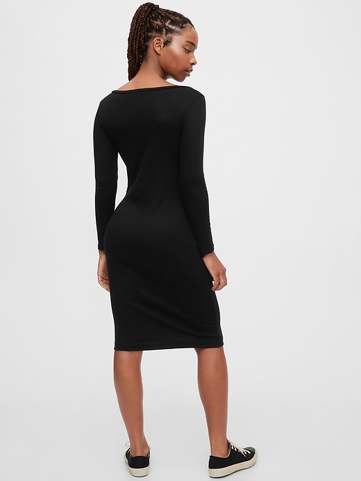 Image number 2 showing, Henley Midi Dress