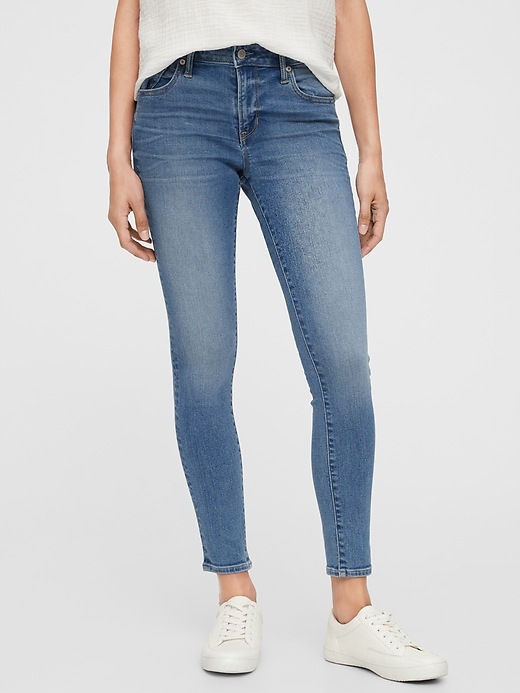 Gap Mid Rise Universal Legging Jeans With Washwell