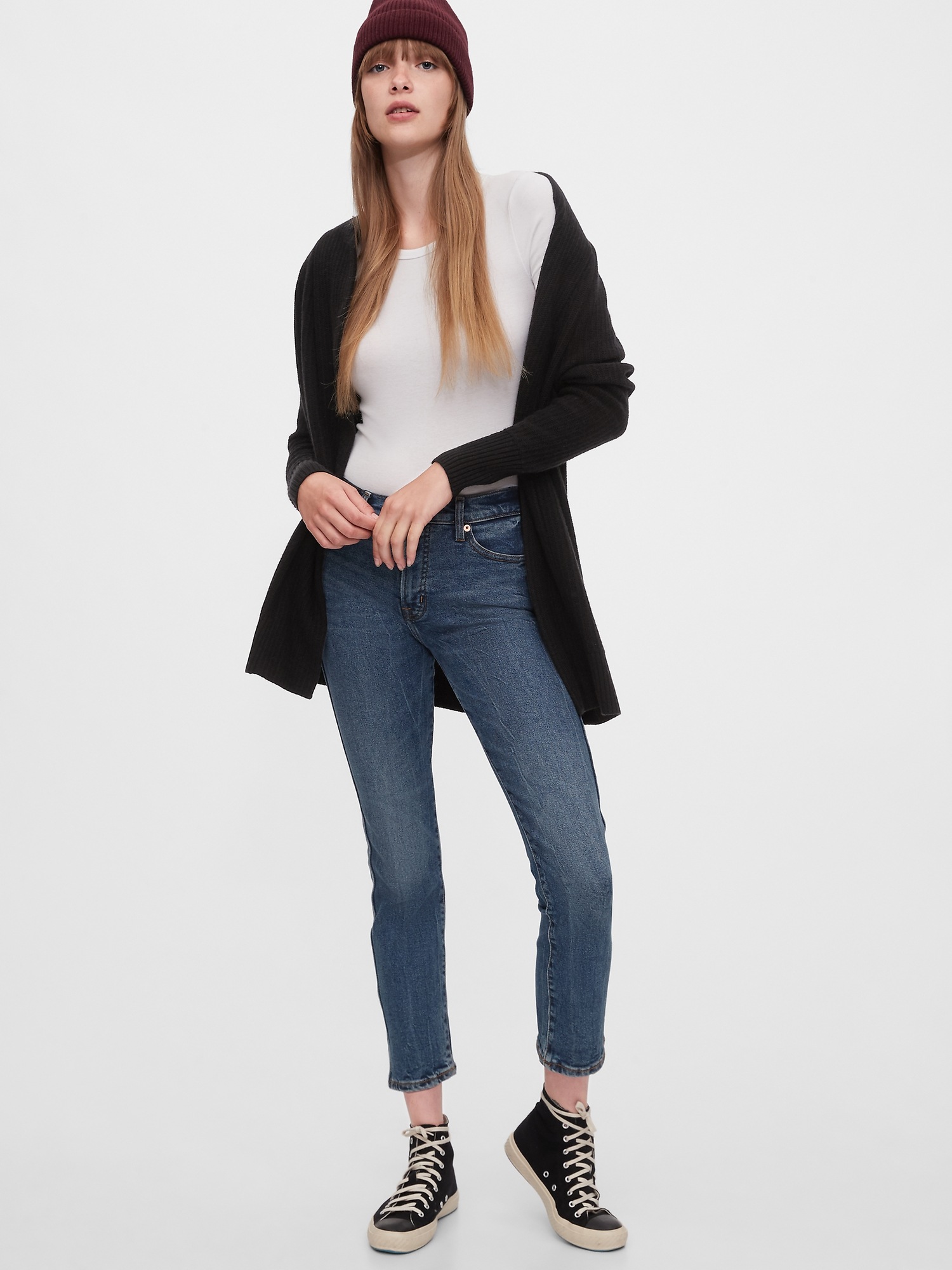 gap open cardigan