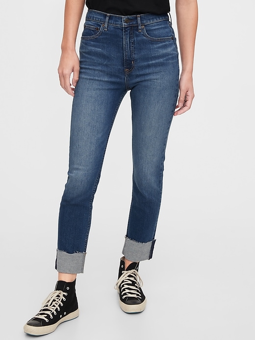 Image number 1 showing, High Rise Vintage Slim Jeans