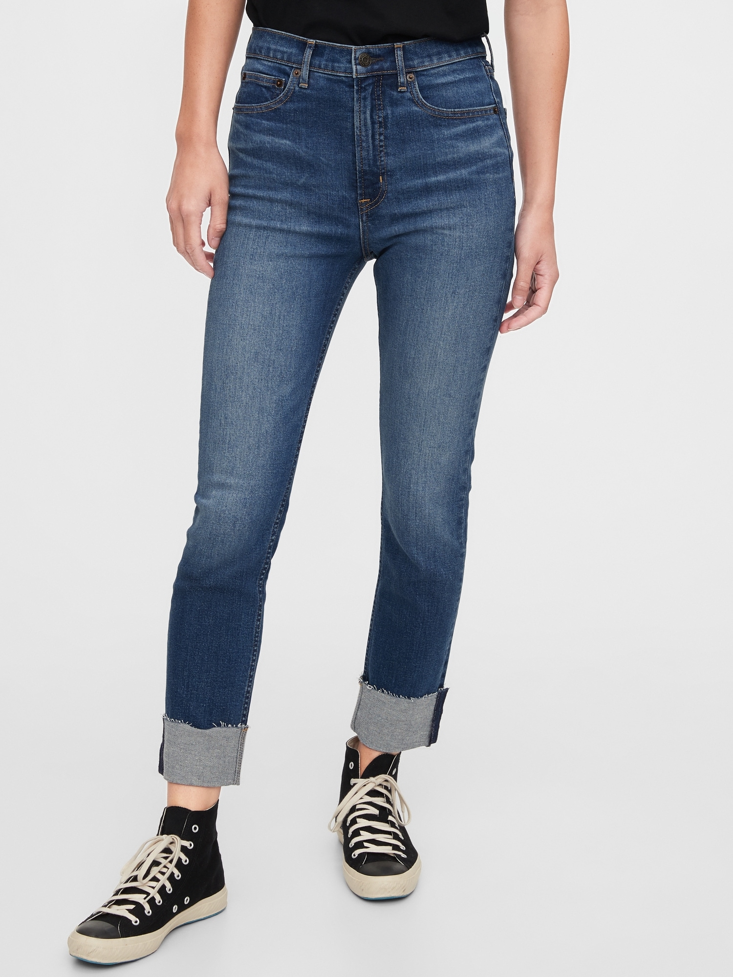 high waisted jeans gap