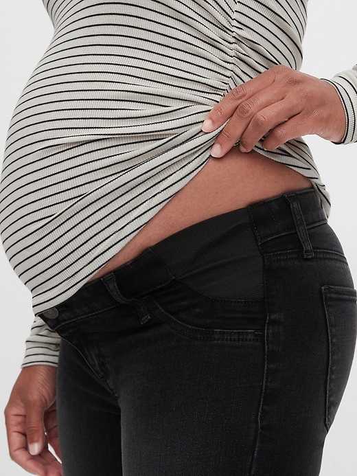 Image number 3 showing, Maternity Inset Panel Favorite Jegging