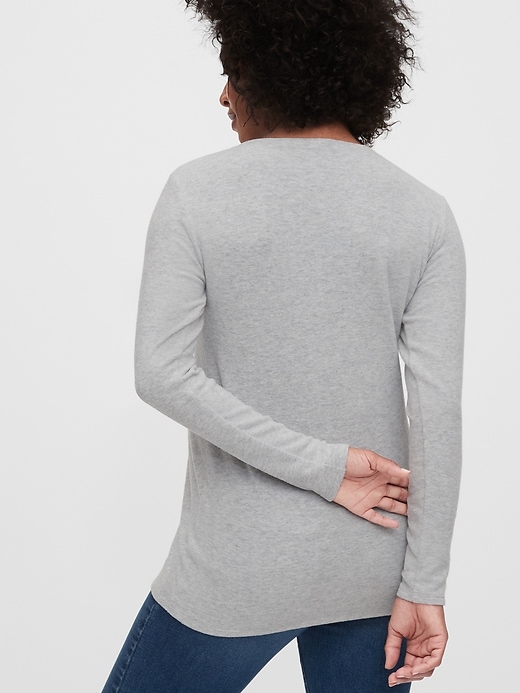 Image number 2 showing, Maternity Twist-Front Layer Top