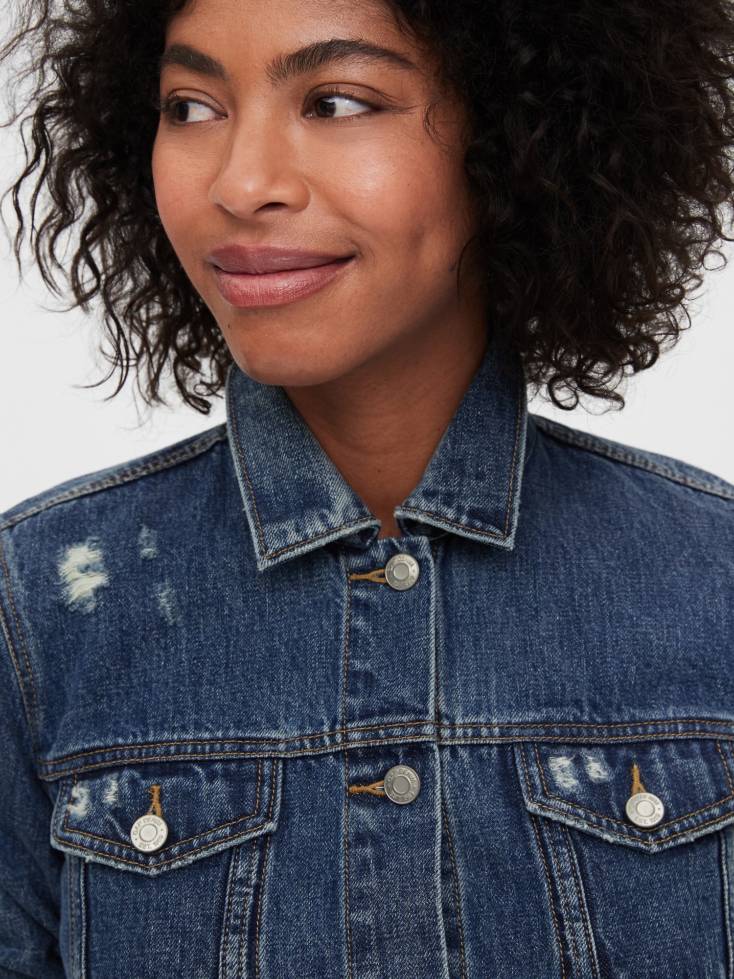 maternity denim jacket